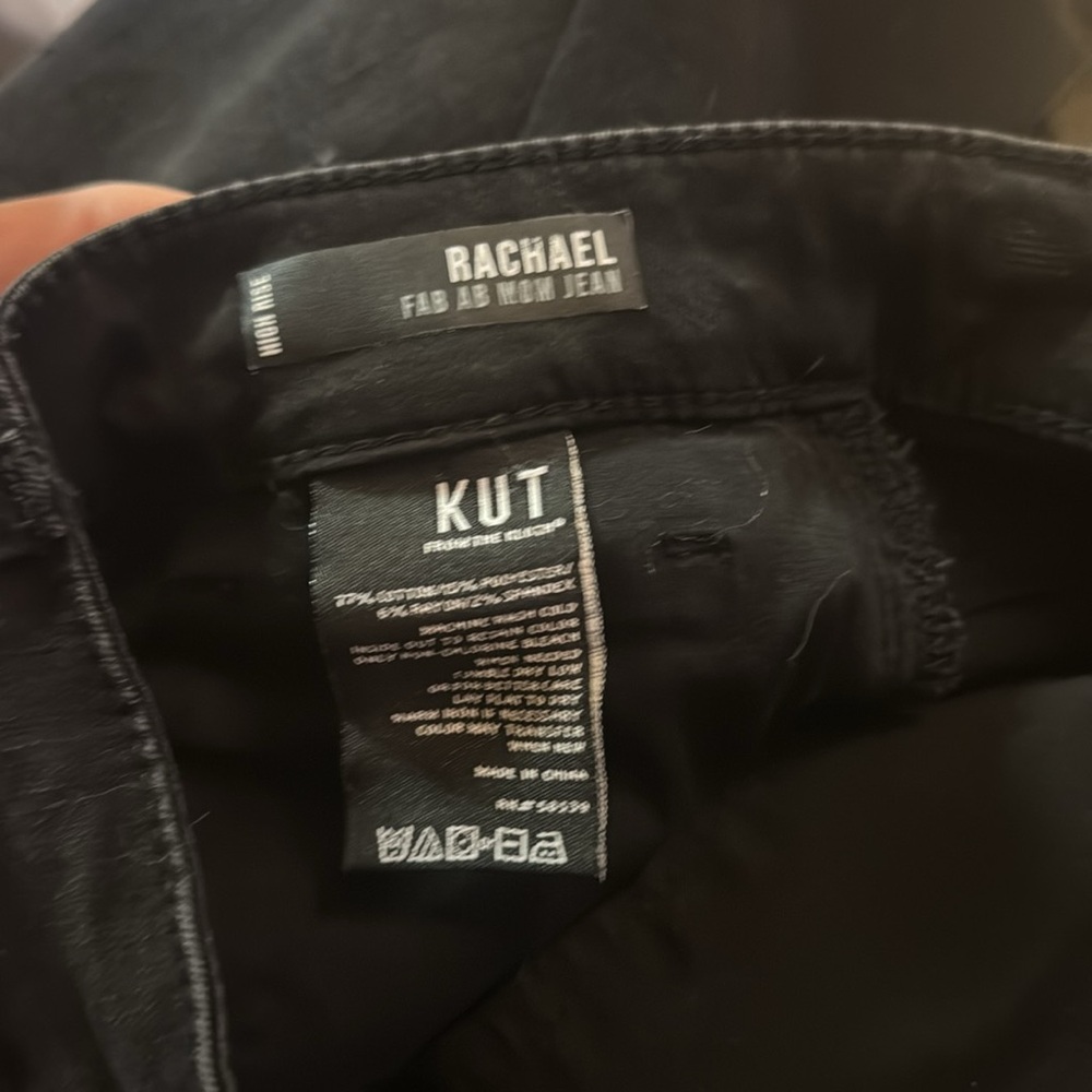 Kut from the Kloth High Rise Rachael Fab Ab Mom Jean - Size 14 - Picture 6 of 6
